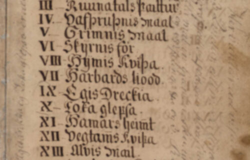 Den Ældre Edda og den Yngre Edda