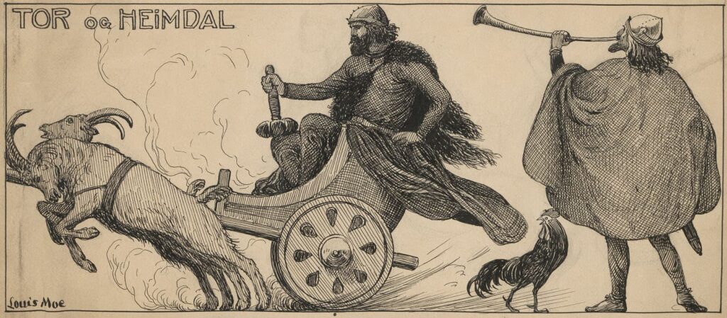 Thor og Hejmdal.